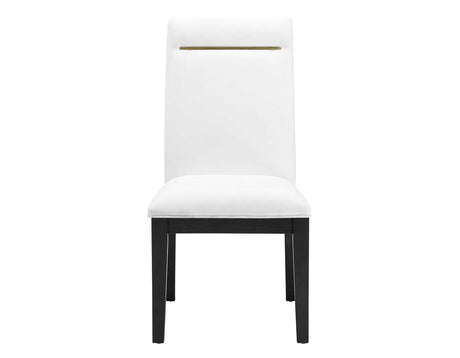 Yves Performance Chair – White, Set of 2 by Steve Silver at Eve Furniture