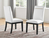 Yves Performance Chair – White, Set of 2 by Steve Silver at Eve Furniture