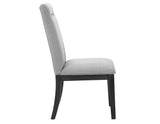 Yves Performance Side Chair, Grey, Set of 2 by Steve Silver at Eve Furniture