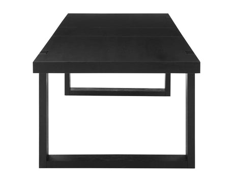Yves 95-inch Dining Table with 18″ leaf by Steve Silver at Eve Furniture