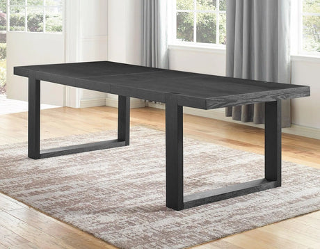 Yves 95-inch Dining Table with 18″ leaf by Steve Silver at Eve Furniture