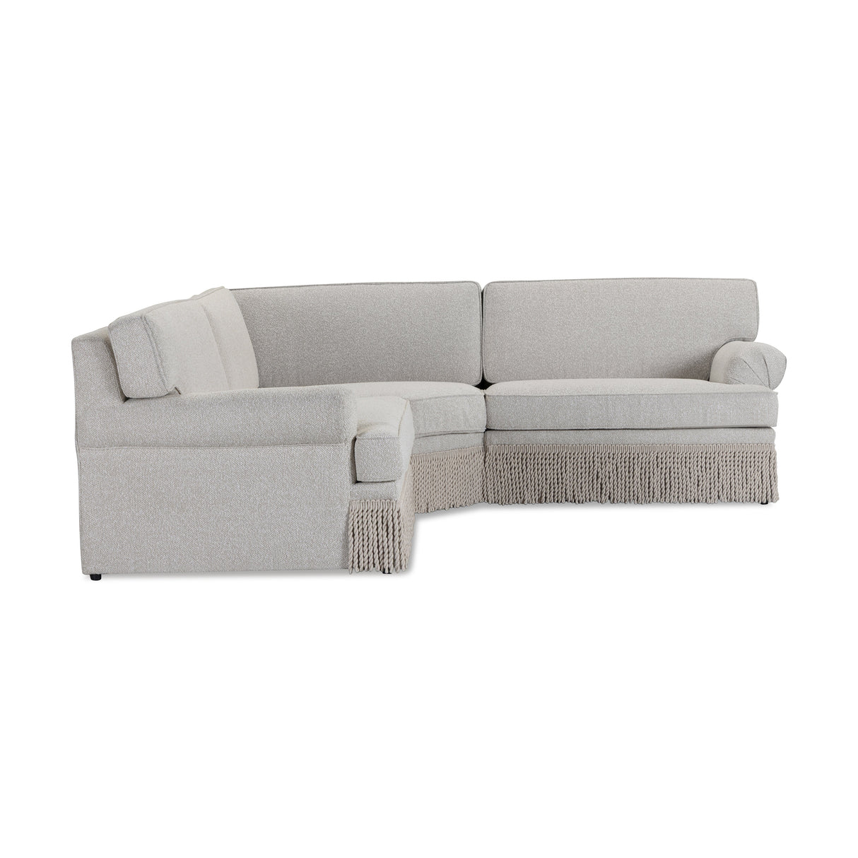 Yvette 3-Piece Warm Grey Performance Boucle L-Sectional by TOV Furniture at Eve Furniture