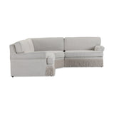 Yvette 3-Piece Warm Grey Performance Boucle L-Sectional by TOV Furniture at Eve Furniture