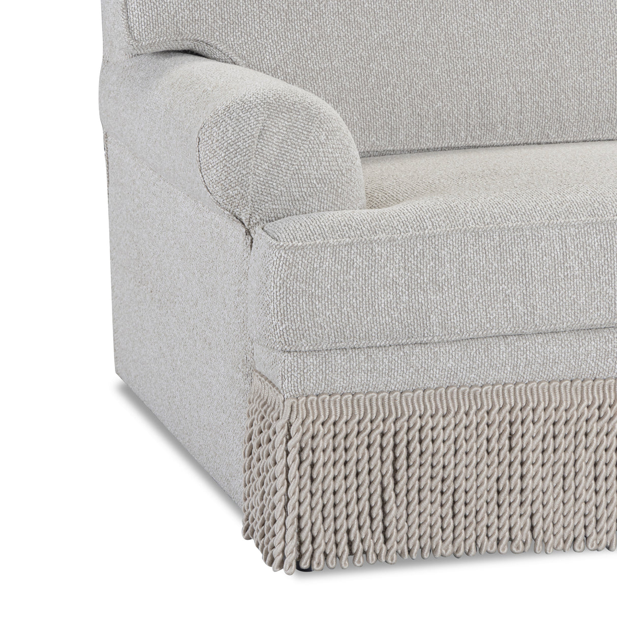 Yvette 3-Piece Warm Grey Performance Boucle L-Sectional by TOV Furniture at Eve Furniture