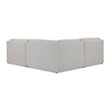 Yvette 3-Piece Warm Grey Performance Boucle L-Sectional by TOV Furniture at Eve Furniture