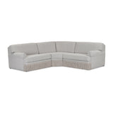 Yvette 3-Piece Warm Grey Performance Boucle L-Sectional by TOV Furniture at Eve Furniture