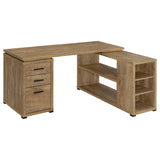 Yvette Mango 60-inch 3-drawer L-Shape Computer Desk by Coaster at Eve Furniture