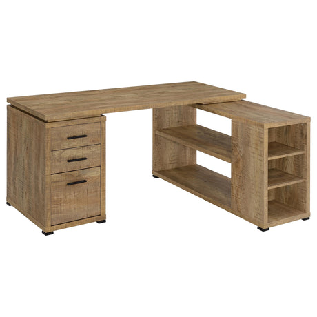 Yvette Mango 60-inch 3-drawer L-Shape Computer Desk by Coaster at Eve Furniture