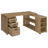 Yvette Mango 60-inch 3-drawer L-Shape Computer Desk by Coaster at Eve Furniture