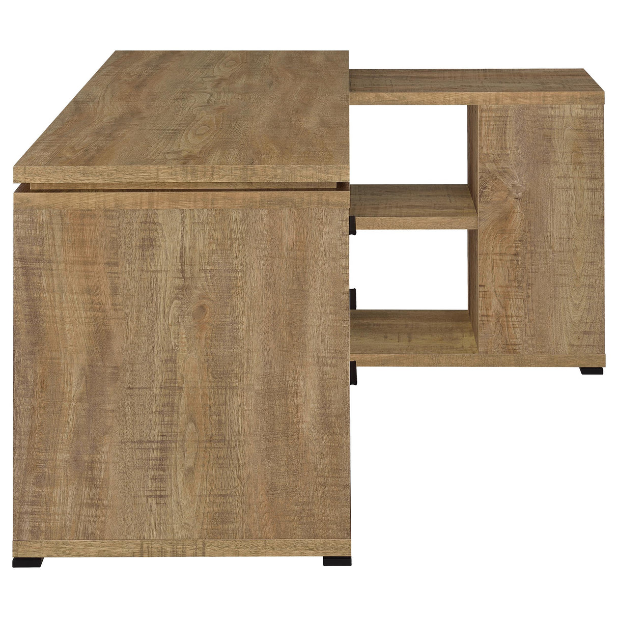 Yvette Mango 60-inch 3-drawer L-Shape Computer Desk by Coaster at Eve Furniture