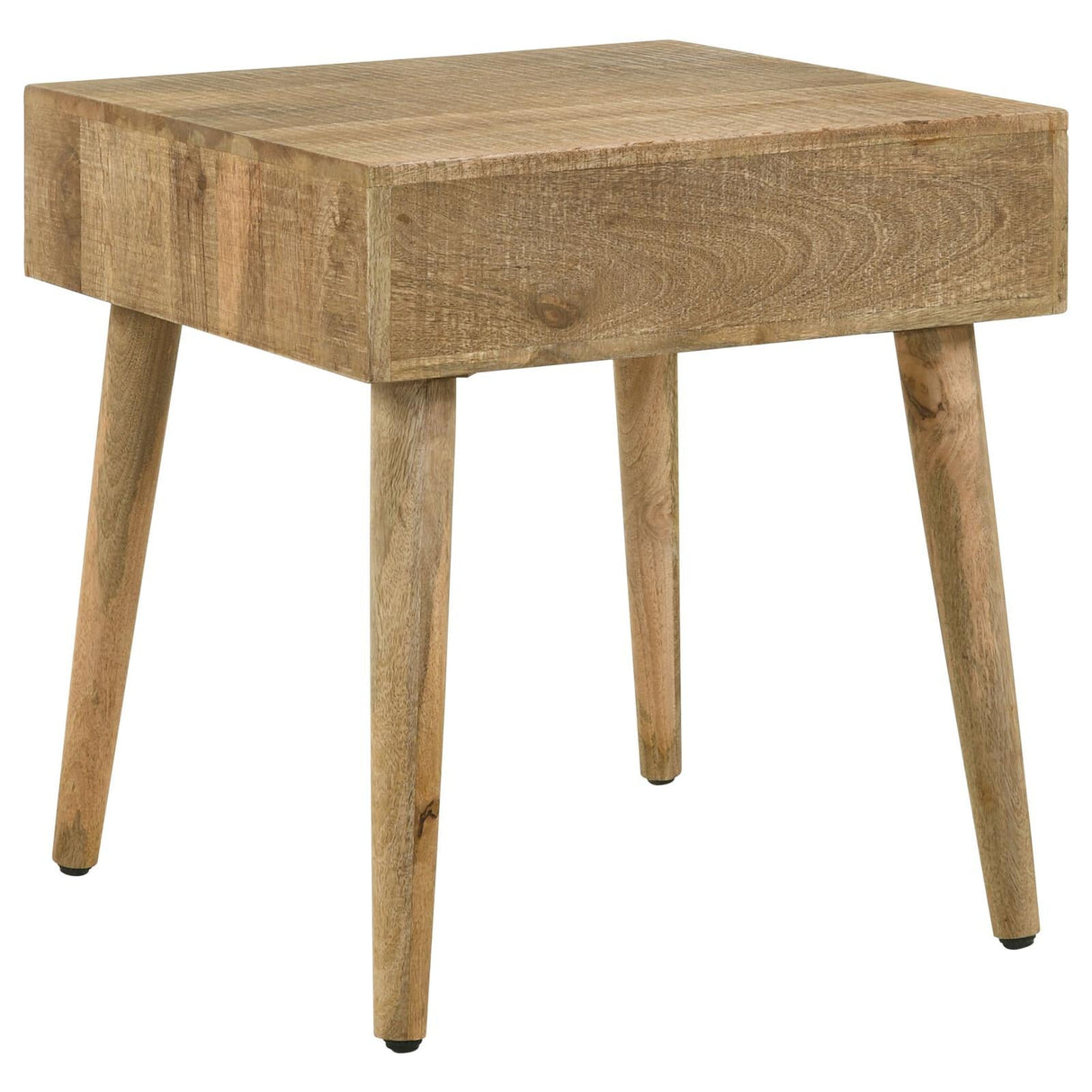 Zabel Square 1-Drawer End Table Natural