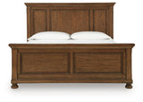 Zackaryn Warm Brown King Panel Bed by Ashley at Eve Furniture