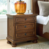 Zackaryn Warm Brown Nightstand by Ashley at Eve Furniture