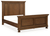 Zackaryn Warm Brown Queen Panel Bed by Ashley at Eve Furniture