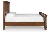 Zackaryn Warm Brown Queen Panel Bed by Ashley at Eve Furniture
