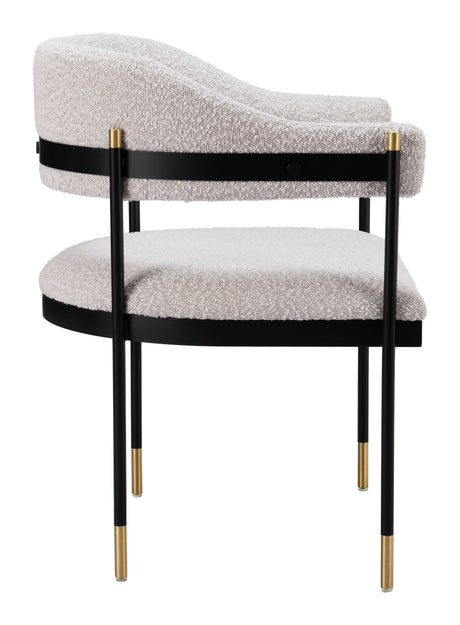 Zadar Dining Chair Misty Gray by Zuomod at Eve Furniture