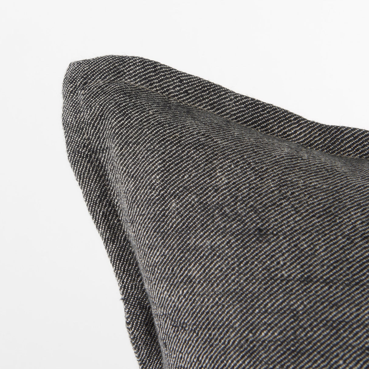 Zadie Light/Dark Gray Fabric Color Blocked Pillow Cover w/Non Allergen FIller, Set of 2 by Mercana at Eve Furniture
