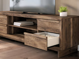 Zadilyn Brown 72" TV Stand by Ashley at Eve Furniture