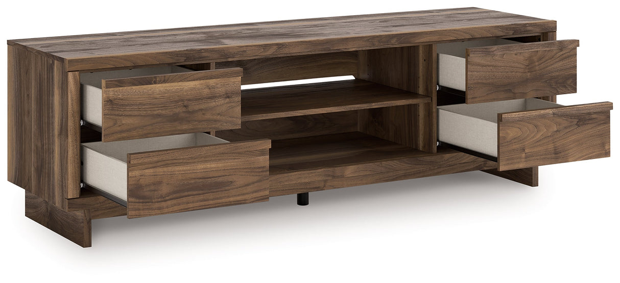 Zadilyn Brown 72" TV Stand by Ashley at Eve Furniture