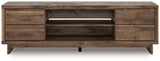 Zadilyn Brown 72" TV Stand by Ashley at Eve Furniture