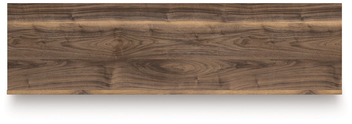 Zadilyn Brown 72" TV Stand with Electric Fireplace by Ashley at Eve Furniture