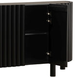 Zadok Sideboard, Black by Dovetail at Eve Furniture