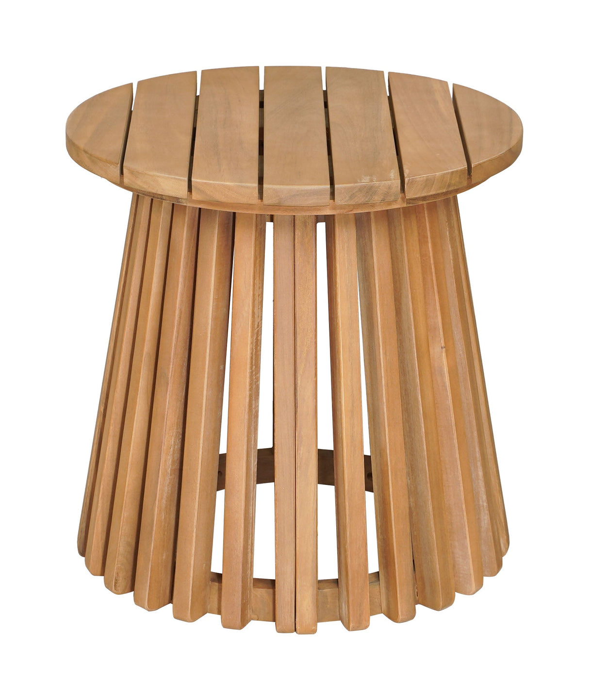 Zahara Natural Outdoor Side Table by Zuomod at Eve Furniture