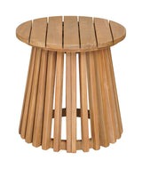Zahara Natural Outdoor Side Table by Zuomod at Eve Furniture