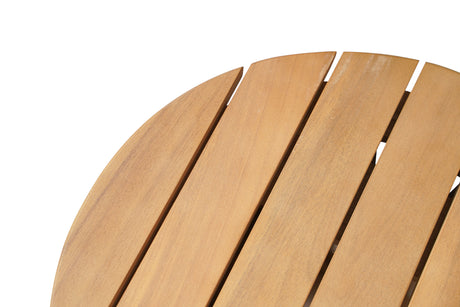 Zahara Natural Outdoor Side Table by Zuomod at Eve Furniture