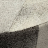 Zahavi 36" Gray Hair-On-hide W/Metal Base Ottoman by Mercana at Eve Furniture