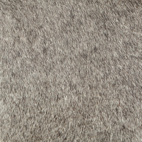 Zahavi I grey-toned hair-on-hide ottoman by Mercana at Eve Furniture