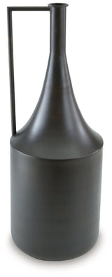 Zainforth Distressed Brown Vase by Ashley at Eve Furniture