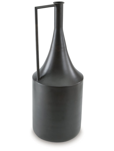 Zainforth Distressed Brown Vase by Ashley at Eve Furniture