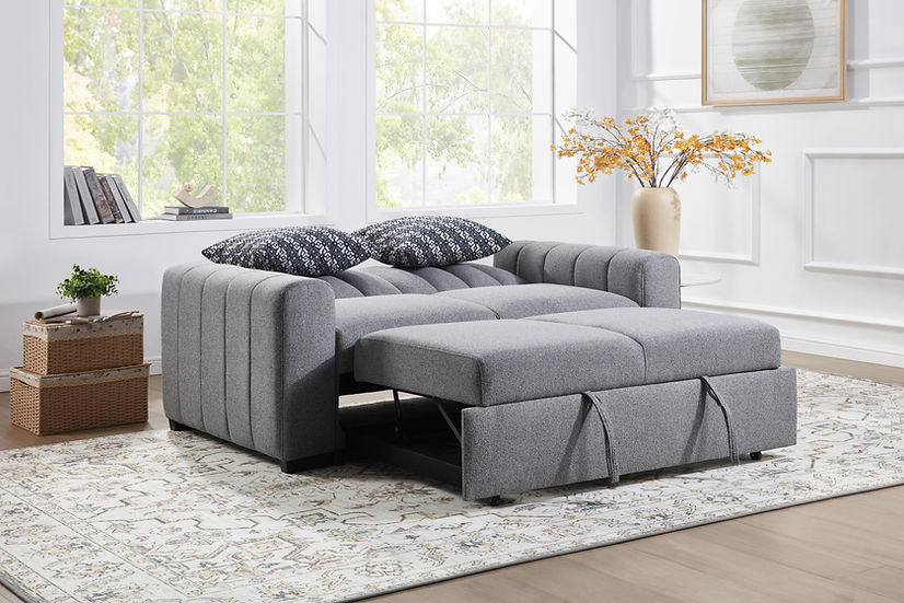 Zaira Grey Sofa & Loveseat by New Era Innovations at Eve Furniture