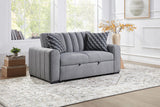 Zaira Grey Sofa & Loveseat by New Era Innovations at Eve Furniture