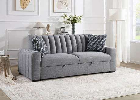 Zaira Grey Sofa & Loveseat by New Era Innovations at Eve Furniture