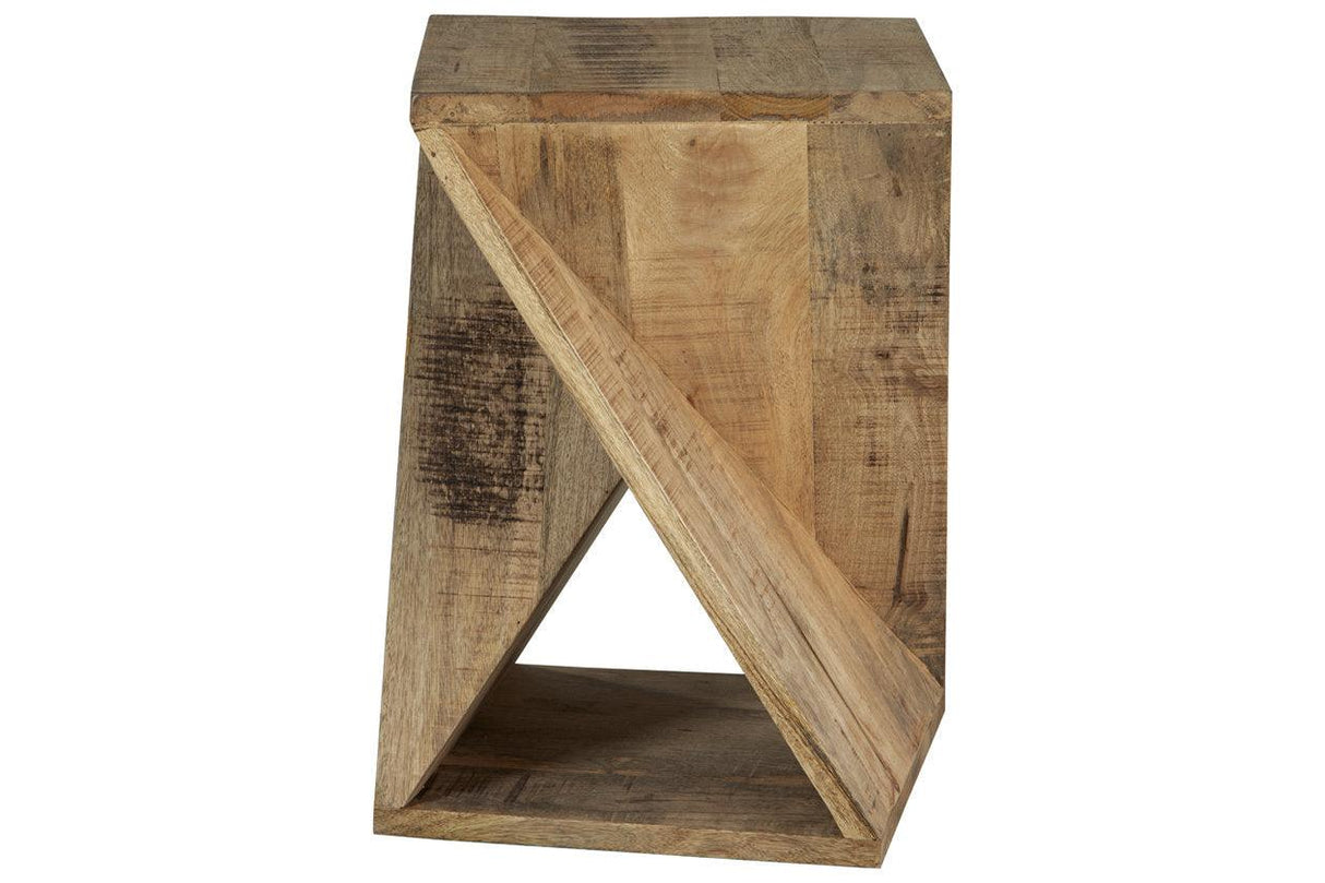 Zalemont Distressed Brown Accent Table by Ashley at Eve Furniture