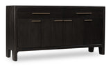 Zamba Four Door Two Drawer Acacia Wood Sideboard in Jaguar by Modus Furniture at Eve Furniture