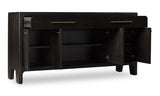 Zamba Four Door Two Drawer Acacia Wood Sideboard in Jaguar by Modus Furniture at Eve Furniture
