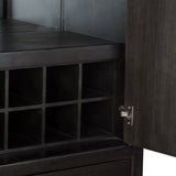 Zamba Jaguar Four Door One Drawer Acacia Bar Cabinet by Modus Furniture at Eve Furniture