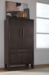 Zamba Jaguar Four Door One Drawer Acacia Bar Cabinet by Modus Furniture at Eve Furniture