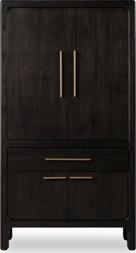 Zamba Jaguar Four Door One Drawer Acacia Bar Cabinet by Modus Furniture at Eve Furniture