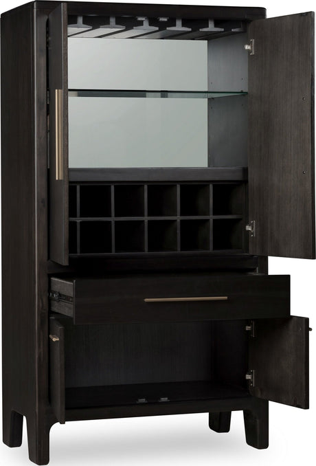 Zamba Jaguar Four Door One Drawer Acacia Bar Cabinet by Modus Furniture at Eve Furniture