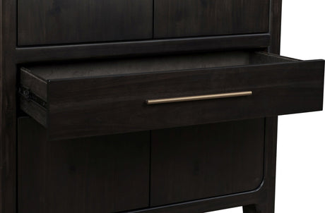 Zamba Jaguar Four Door One Drawer Acacia Bar Cabinet by Modus Furniture at Eve Furniture