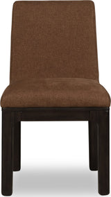 Zamba Pineapple/Jaguar Chenille Upholstered Acacia Wood Dining Chair (Set of 2)