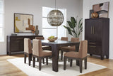 Zamba Pineapple/Jaguar Chenille Upholstered Acacia Wood Dining Chair (Set of 2)