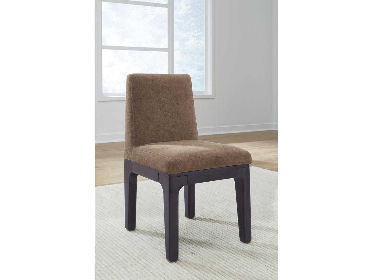 Zamba Pineapple/Jaguar Chenille Upholstered Acacia Wood Dining Chair (Set of 2)