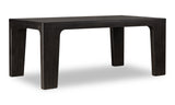 Zamba Rectangular Acacia Wood Dining Table in Jaguar by Modus Furniture at Eve Furniture