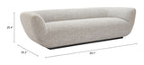 Zambet Pewter Gray Sofa by Zuomod at Eve Furniture