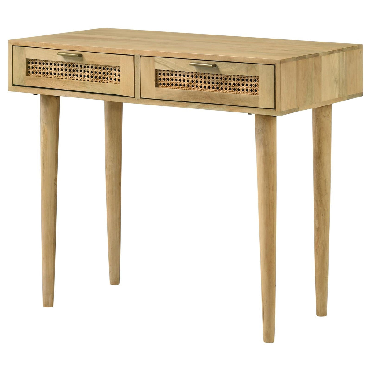 Zamora Natural Rectangular 2-Drawer Accent Writing Desk